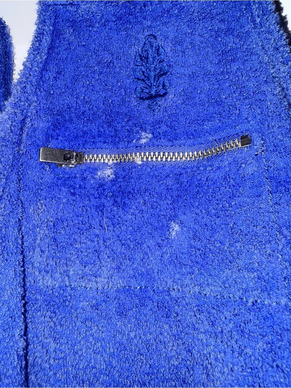 Free People Royal Blue Terry Chemise with Pockets